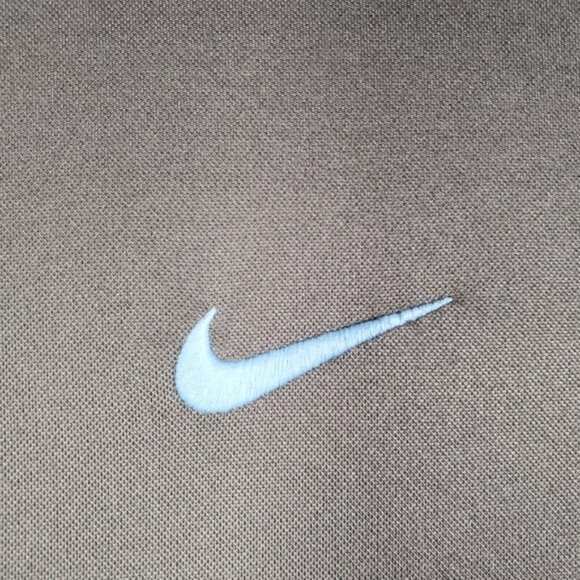 Nike UNC Tar Heels Polo Shirt Mens XL Gray Blue Dri Fit Performance Golf Active - Picture 3 of 10